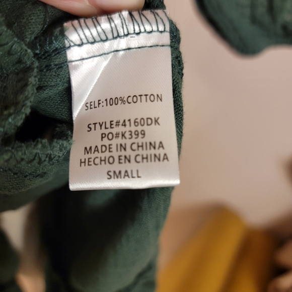 Aemi+Co Green Puff Sleeve Dress - Picture 8 of 9